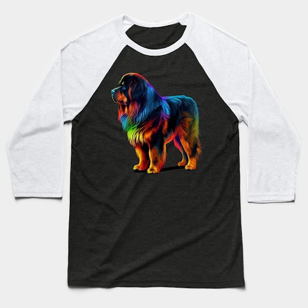 Tibetan Mastiff Baseball T-Shirt by JH Mart